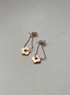 Princess Polly Margaux Earrings  Gold New