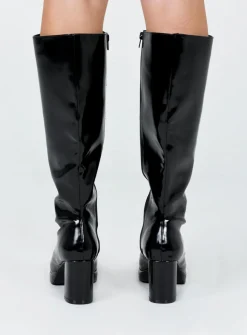 Princess Polly Marianne Boots  Black Best