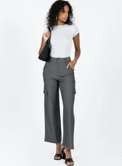 Princess Polly Marika Pants  Charcoal Best