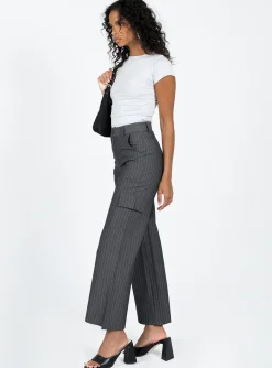 Princess Polly Marika Pants  Charcoal Best