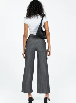 Princess Polly Marika Pants  Charcoal Best
