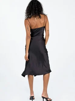Princess Polly Marilyn Midi Dress Black Discount