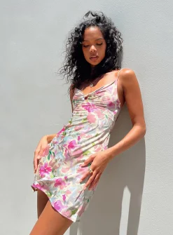 Princess Polly Marilyn Mini Dress Floral  Multi Hot