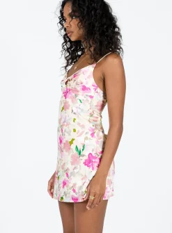 Princess Polly Marilyn Mini Dress Floral  Multi Hot