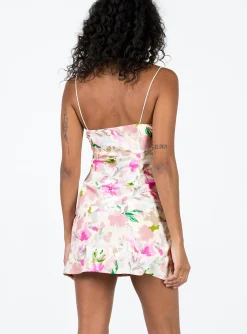 Princess Polly Marilyn Mini Dress Floral  Multi Hot