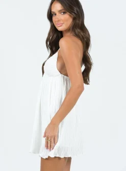 Princess Polly Matea Mini Dress  White New