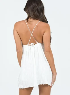 Princess Polly Matea Mini Dress  White New