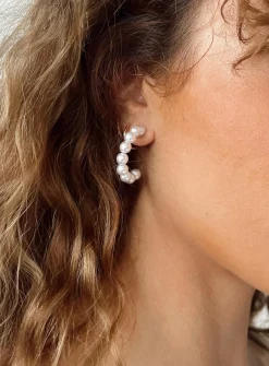 Princess Polly Maud Pearl Earrings  White Fashion