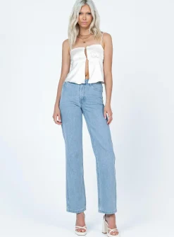 Princess Polly Maverick Mid Waist Jean  Denim Store
