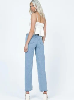 Princess Polly Maverick Mid Waist Jean  Denim Store