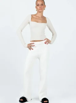 Princess Polly Mavins Long Sleeve Top  Beige Fashion