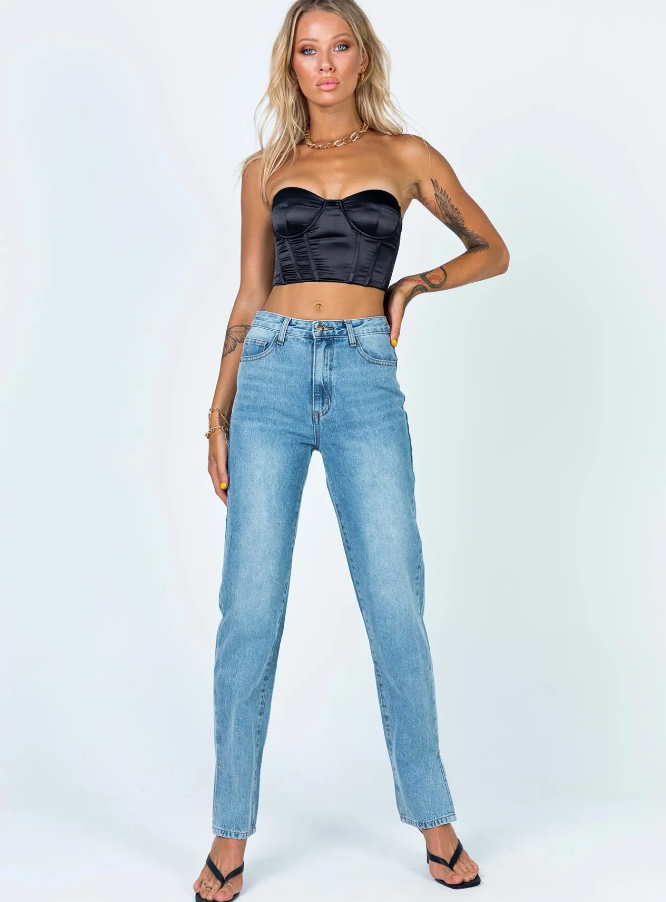 Princess Polly Maya Corset Top Black Best Sale