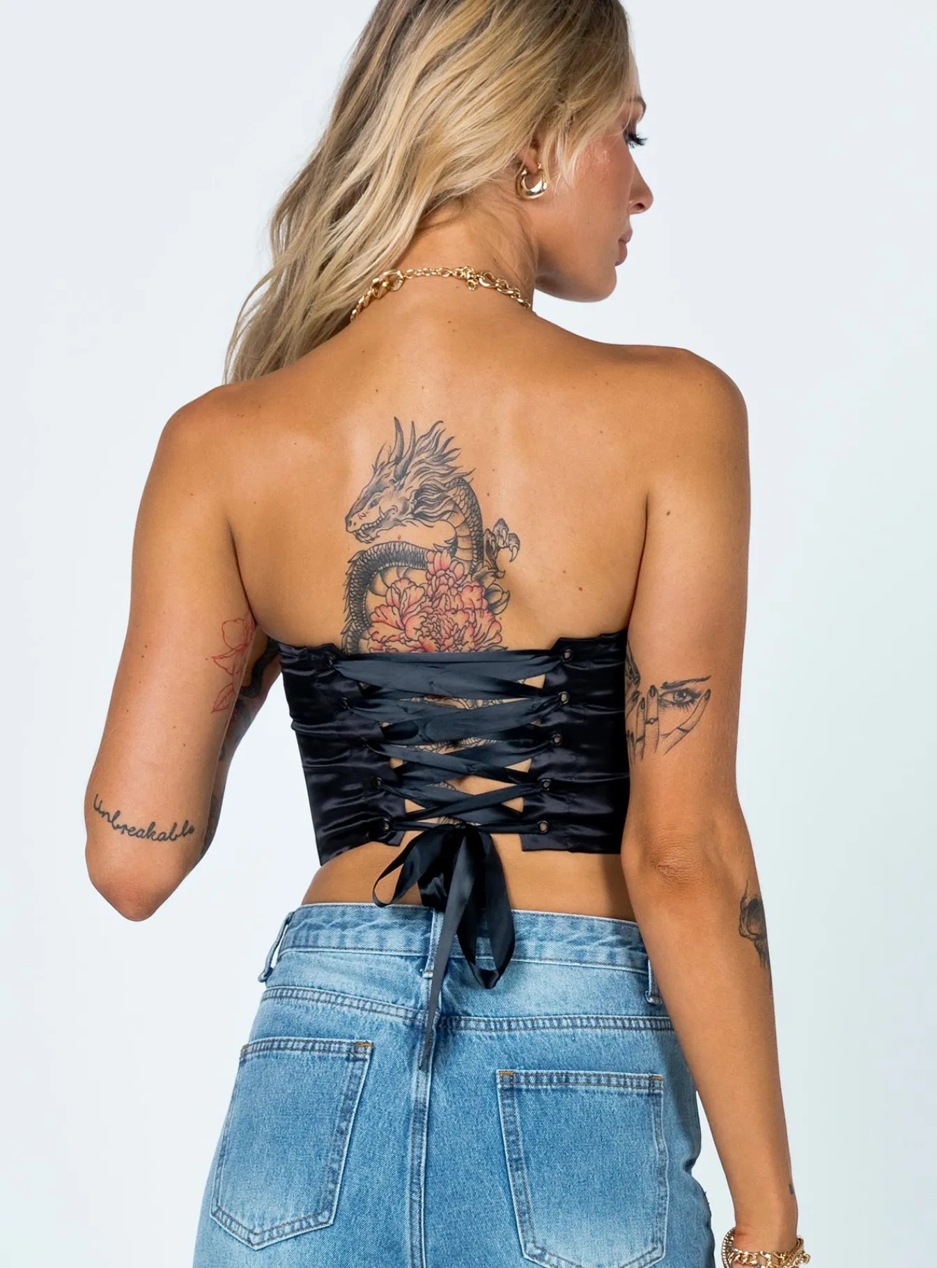 Princess Polly Maya Corset Top Black Best Sale