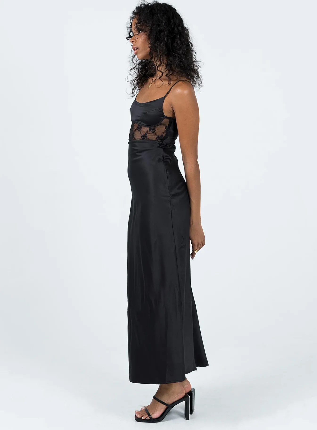 Princess Polly Maybelle Maxi Dress Black Discount