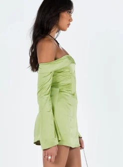 Princess Polly Mayla Corset Mini Dress  Green Outlet