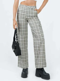 Princess Polly Mckay Check Cargo Pants  Multi Best Sale