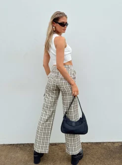 Princess Polly Mckay Check Cargo Pants  Multi Best Sale