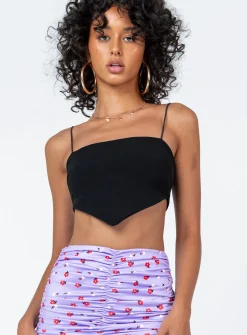 Princess Polly Mckinnon Top Black Best