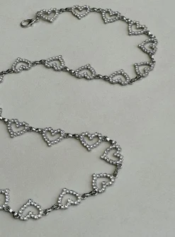 Princess Polly Meiko Chain Belt Silver New