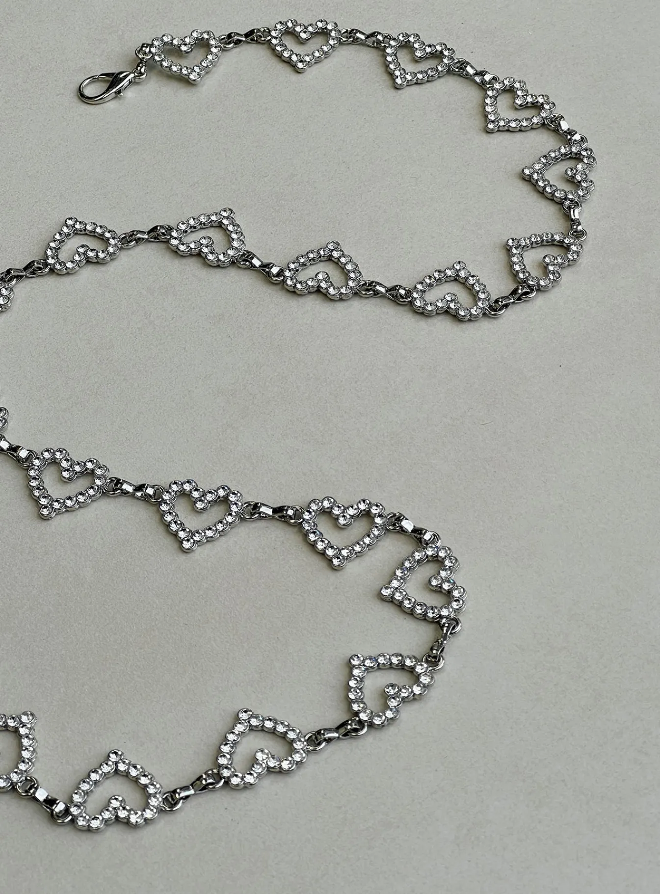 Princess Polly Meiko Chain Belt Silver New
