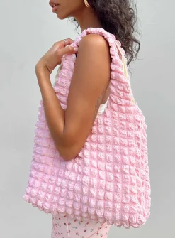 Princess Polly Melbourne Tote Bag Pink Flash Sale