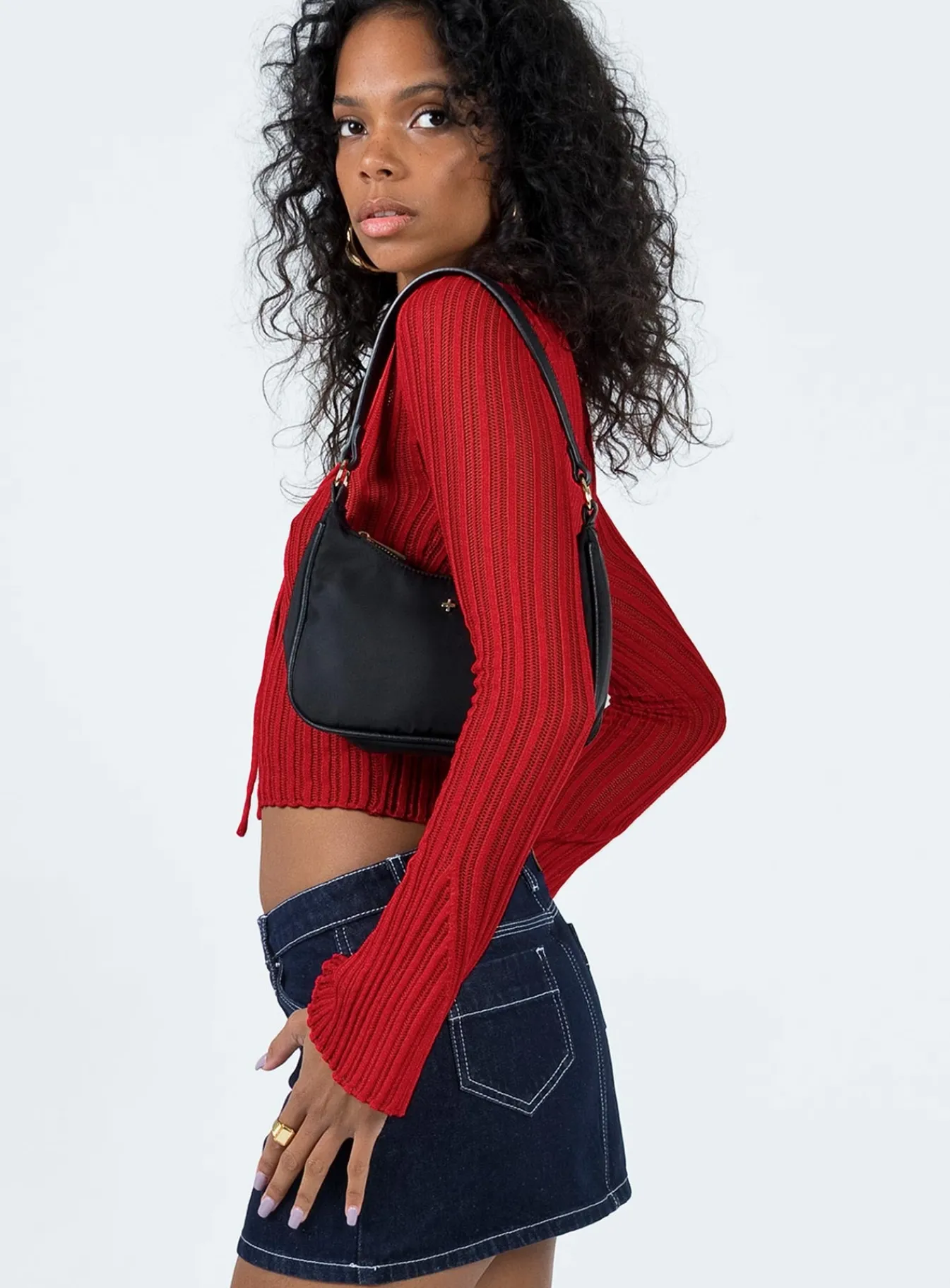Princess Polly Mellow Long Sleeve Top Red Best