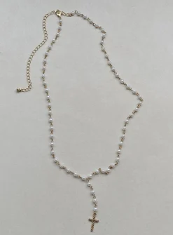 Princess Polly Menorca Chain Belt  Pearl Discount