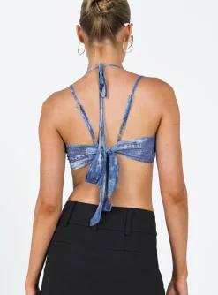 Princess Polly Menzel Top  Blue Fashion