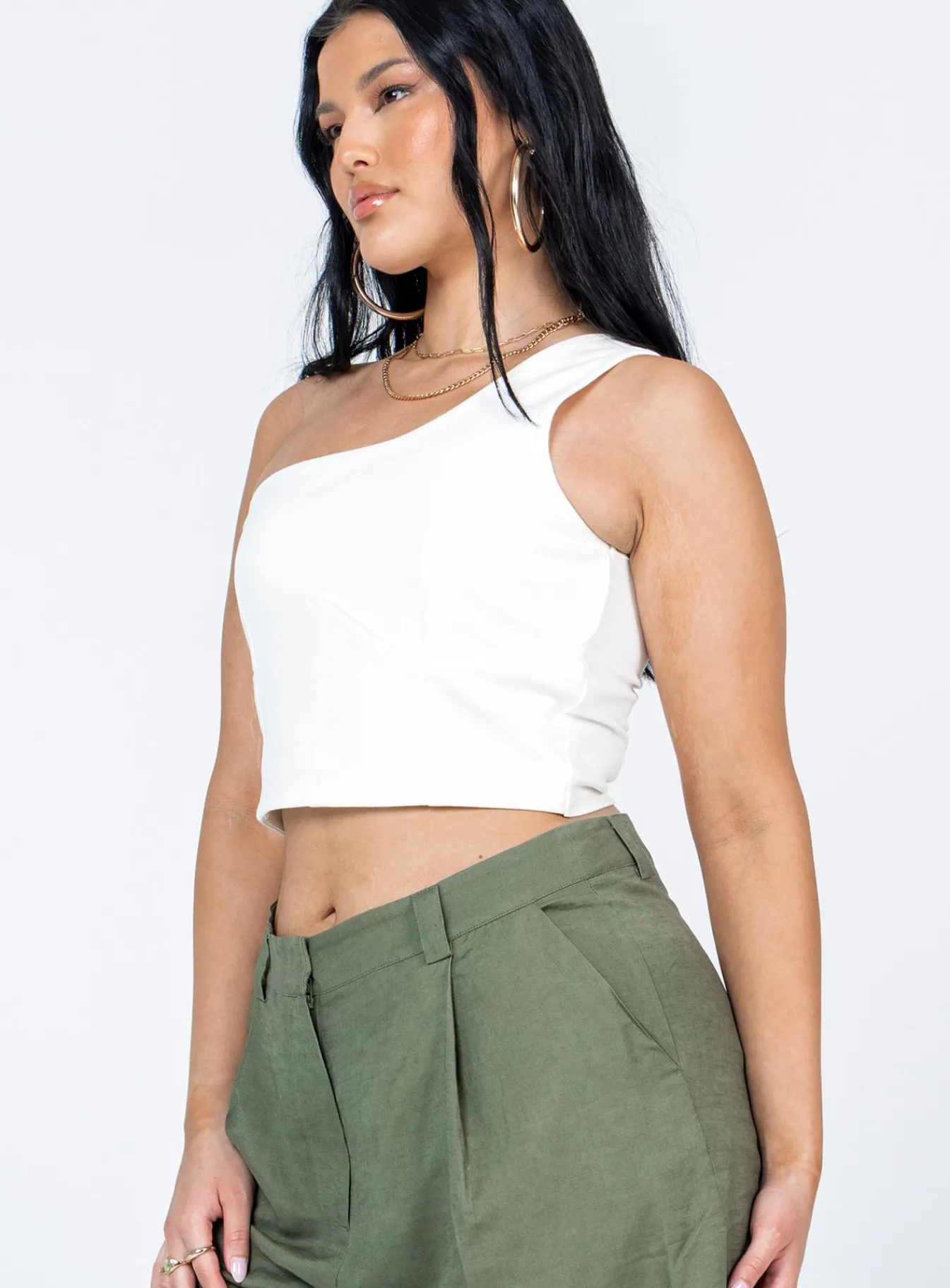 Princess Polly Meranti Top White Cheap