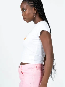 Princess Polly Mercury In Retrograde Top White Clearance