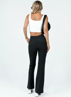 Princess Polly Meshelle Pants  Black Flash Sale