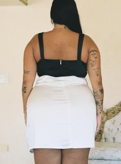 Princess Polly Miah Mini Dress/ Black Curve   White Fashion