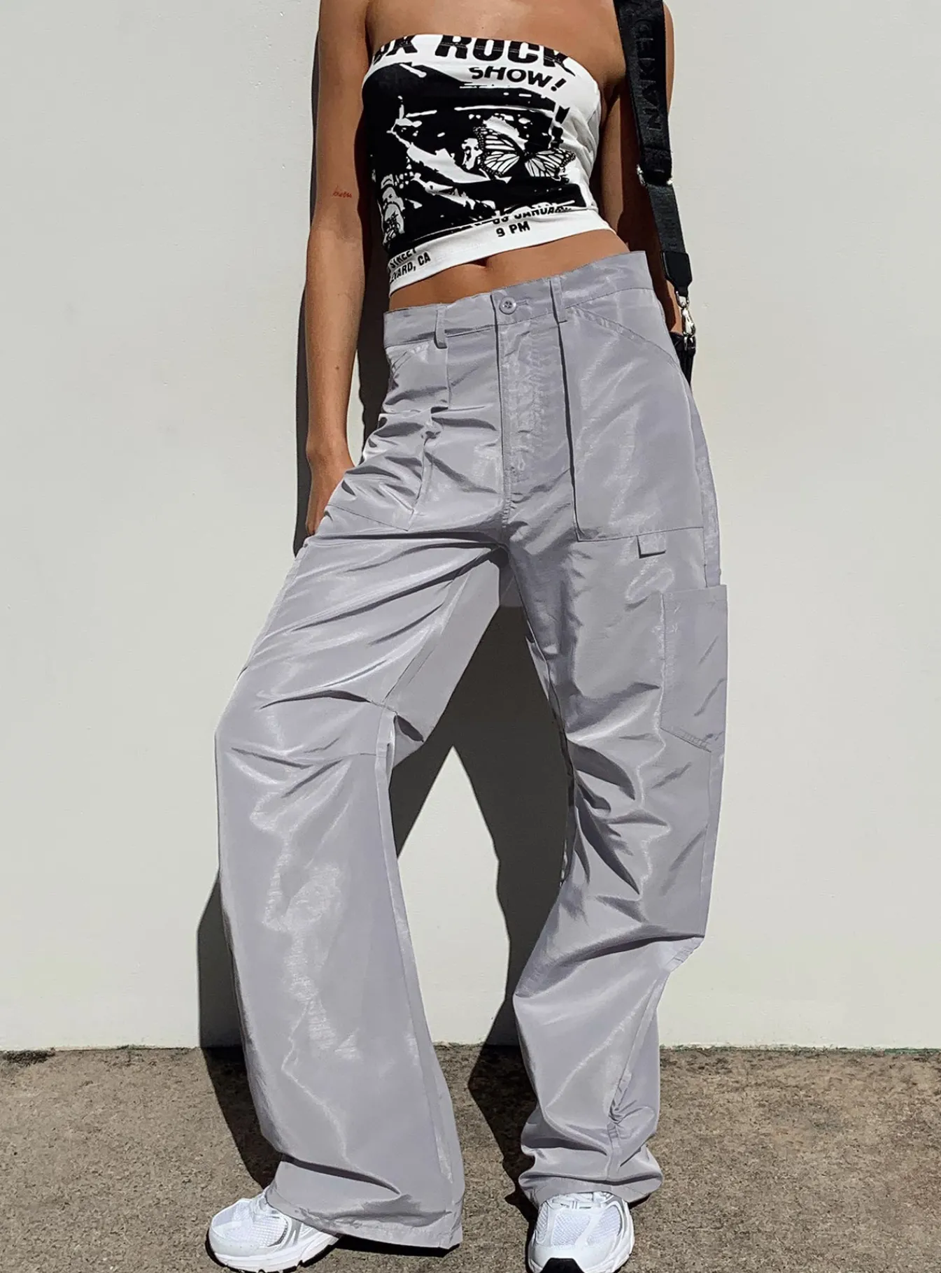 Princess Polly Miami Vice Pant Grey Cheap