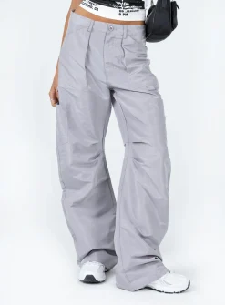 Princess Polly Miami Vice Pant  Grey Cheap