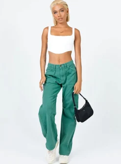 Princess Polly Miami Vice Pants Green Online