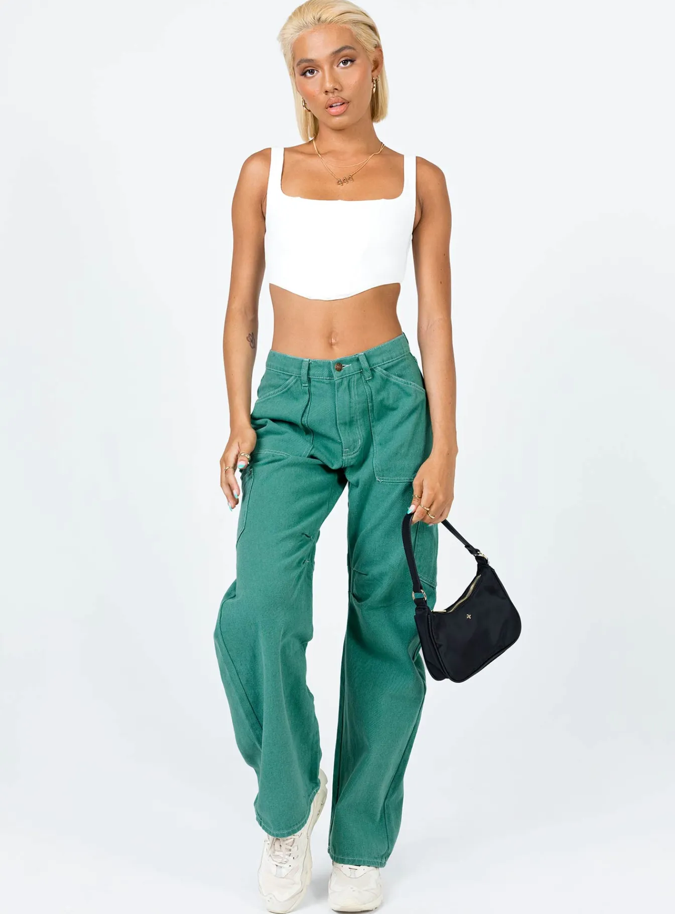 Princess Polly Miami Vice Pants Green Online