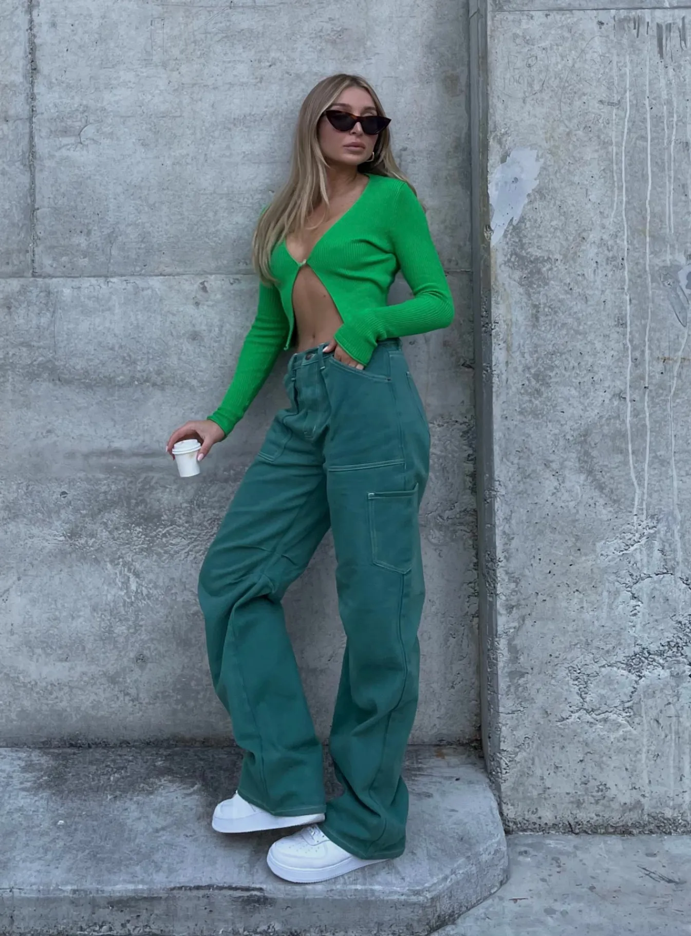 Princess Polly Miami Vice Pants Green Online