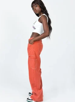 Princess Polly Miami Vice Pants  Red Online