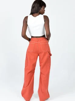 Princess Polly Miami Vice Pants  Red Online