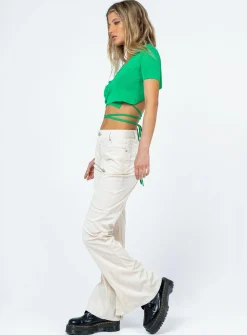 Princess Polly Michael Cord Pants  Beige Shop