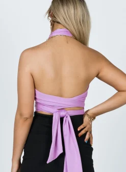Princess Polly Midnight Top Lilac Cheap