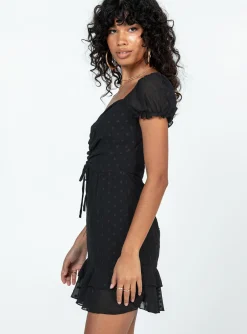 Princess Polly Mikail Mini Dress  Black Sale