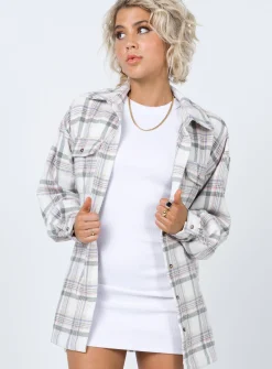 Princess Polly Mila Shirt Cream Best Sale
