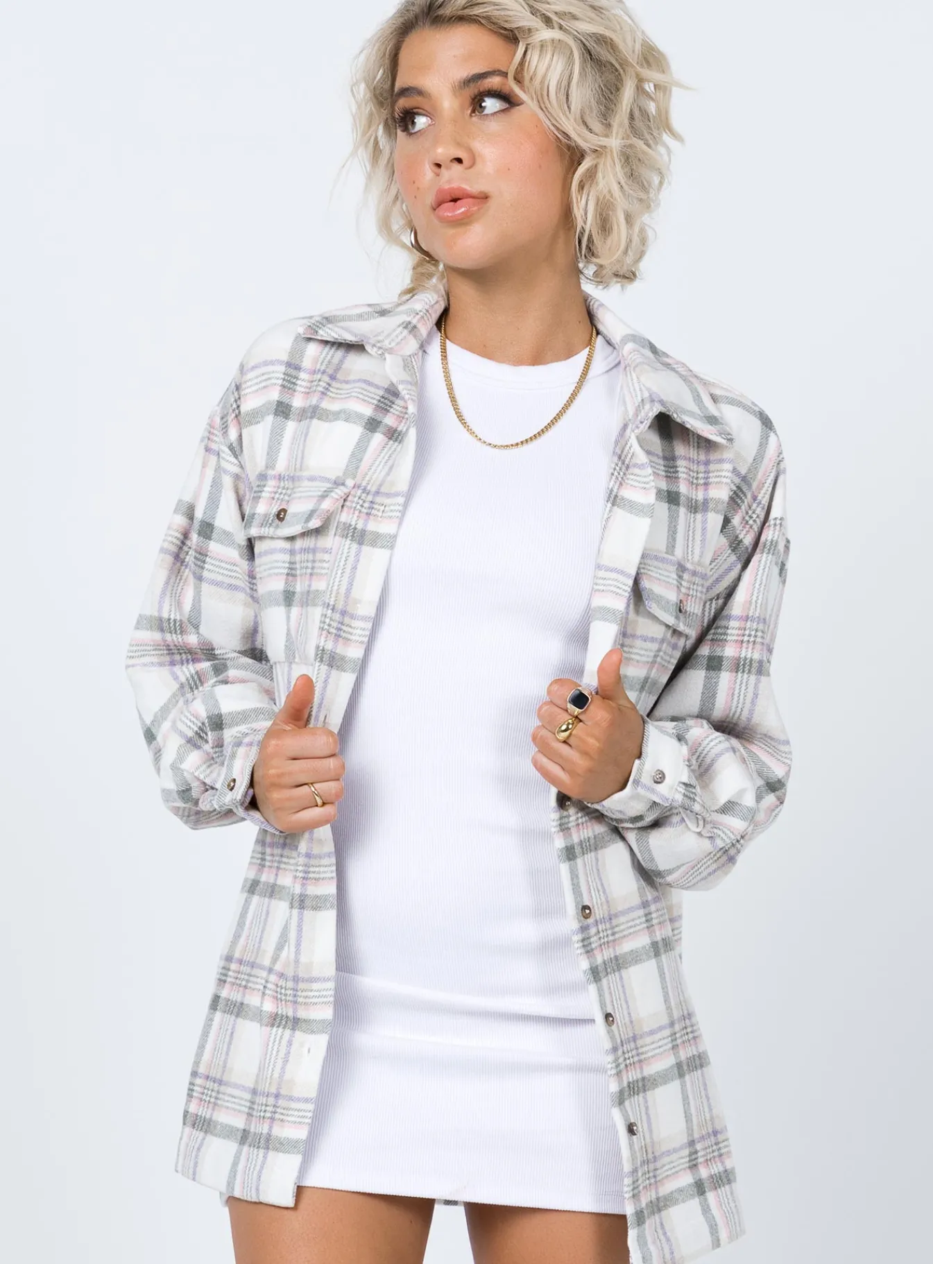 Princess Polly Mila Shirt Cream Best Sale