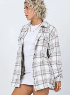 Princess Polly Mila Shirt Cream Best Sale
