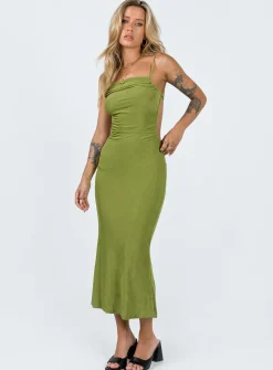 Princess Polly Milpera Maxi Dress  Green Shop