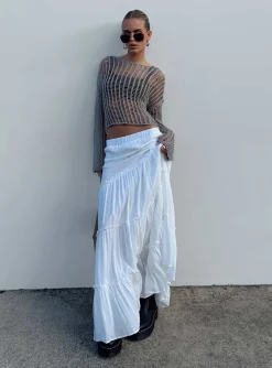 Princess Polly Miriah Maxi Skirt White Cheap