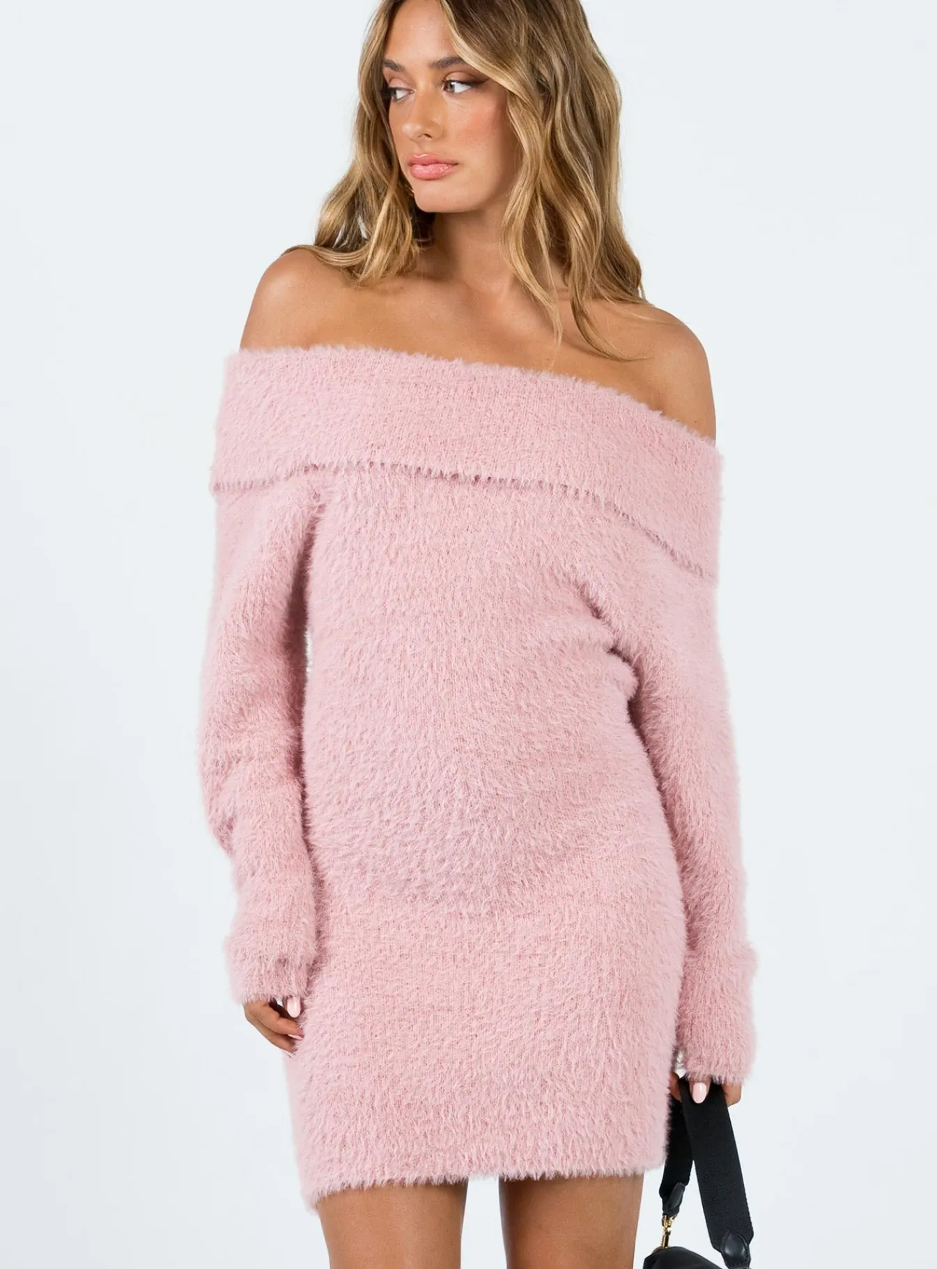 Princess Polly Mirrabrook Off The Shoulder Mini Dress Pink Fashion