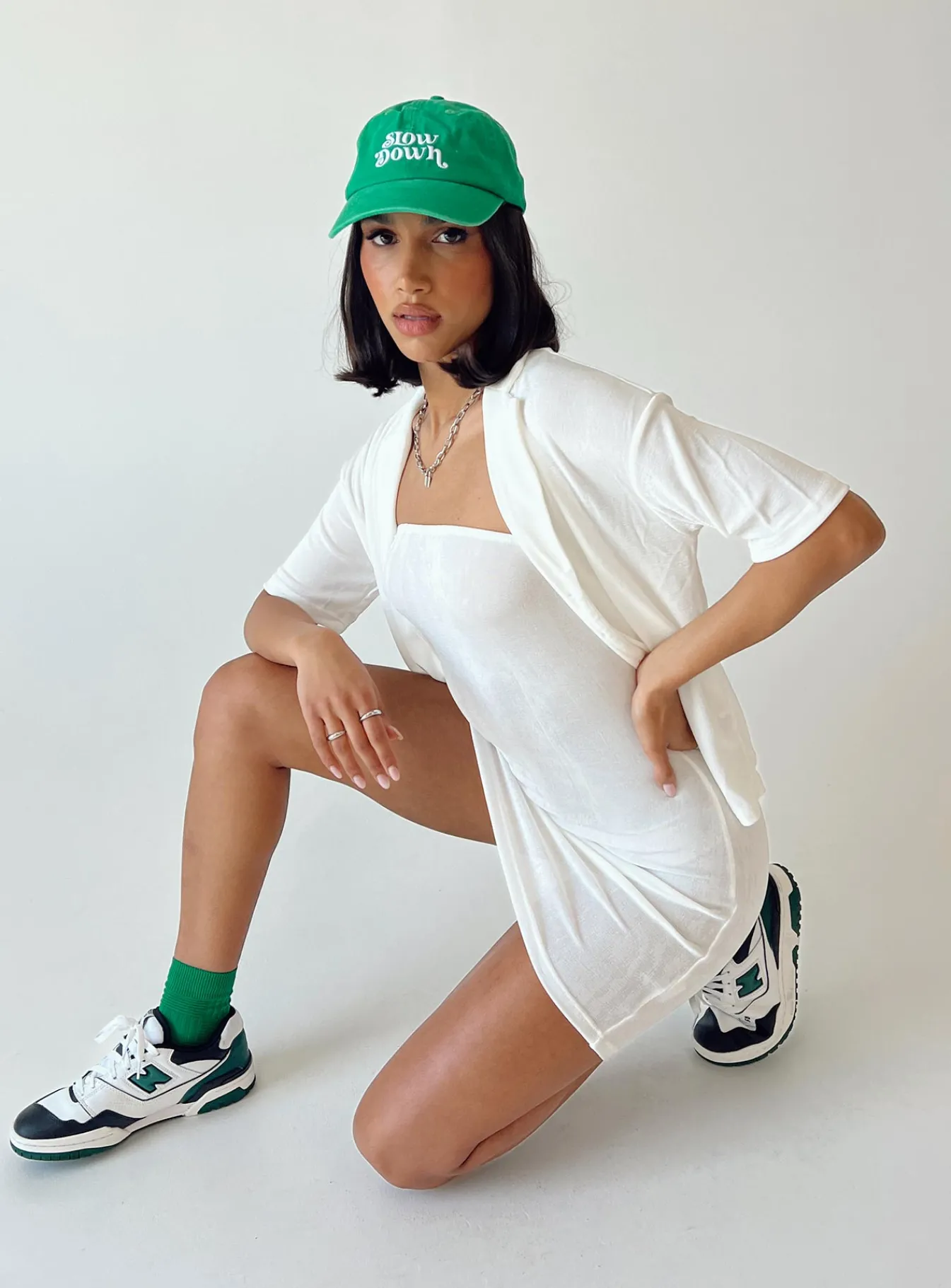 Princess Polly Misha Set White Best