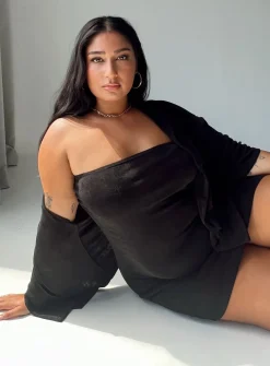 Princess Polly Misha Setcurve   Black Store